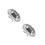 2Pcs Metal Honey Dish for Passover Silver Festive Tableware Bowl 6
