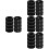 4Ensembles De En Caoutchouc Pour Voitures Miniatures 1:64 8