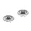 2Pcs Metal Honey Dish for Passover Silver Festive Tableware Bowl 7