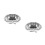 2Pcs Metal Honey Dish for Passover Silver Festive Tableware Bowl 8