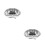 2Pcs Metal Honey Dish for Passover Silver Festive Tableware Bowl 10