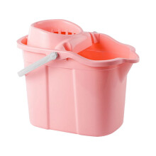 Household Manual Bucket Home Floor Bucket Creative Mop Bucket (Pink)