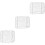 3Pièces Grille De Cuisson 304 Acier Inoxydable Support Four Argent 7
