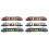 6Pièces Ensemble Train Jouet Éducatif Durable Jeu Enfant 4