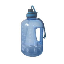 Garrafa de água com canudo azul 2,2L Livre de BPA