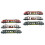 6Pièces Ensemble Train Jouet Éducatif Durable Jeu Enfant 6