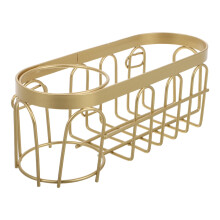 1Pcs Golden Dish Brush Holder for Kitchen Sink with Compact and Spacesaving Design