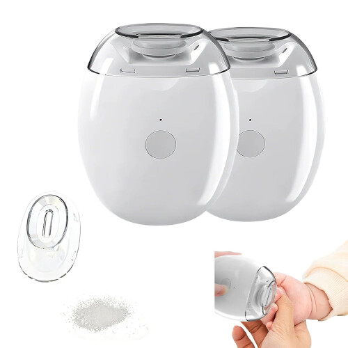Lixadeira de unhas automática com 3 velocidades, luz LED e