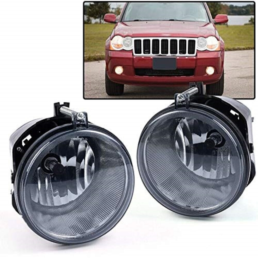Fog S, Fit For Chrysler 300 Aspen Dodge Dakota Durango Jeep Smoke Fog Light 9110895679555