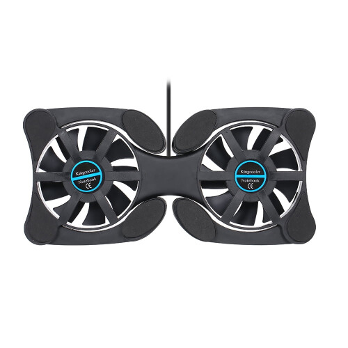 Mini Portable Folding Foldable USB Dual Fan Cooler Cooling Pad for PC Laptop Notebook 7