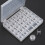 1Pc 25/36 Spools Empty Bobbins Storage Box Sewing Accessories Tools Plastic Machine Bobbin Case Knitting Needle Organizer 1