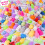 Kawaii Mochi Squishy-k - TPR, 100 db 1