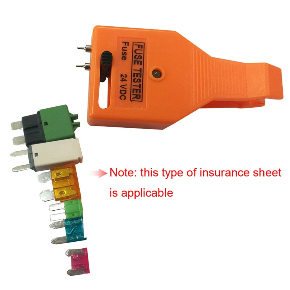 Blade Type Automotive Car Auto Fuse Checker Tester Puller Removal Tool Blown Fuse In Fuse Box Light 9110895679586