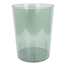 Green Plastic Trash Bin for Home Use PET Material Suitable for Bathrooms Bedrooms 1 Piece