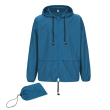 Mens Rain Jacket Lightweight Packable Rain Coats Men Waterproof Jackets with Hood Windbreaker