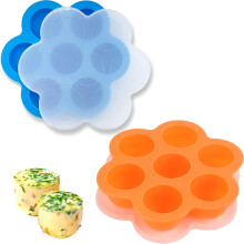Múnlaí Greim Uibhe Silicone6.5inPacáiste 2