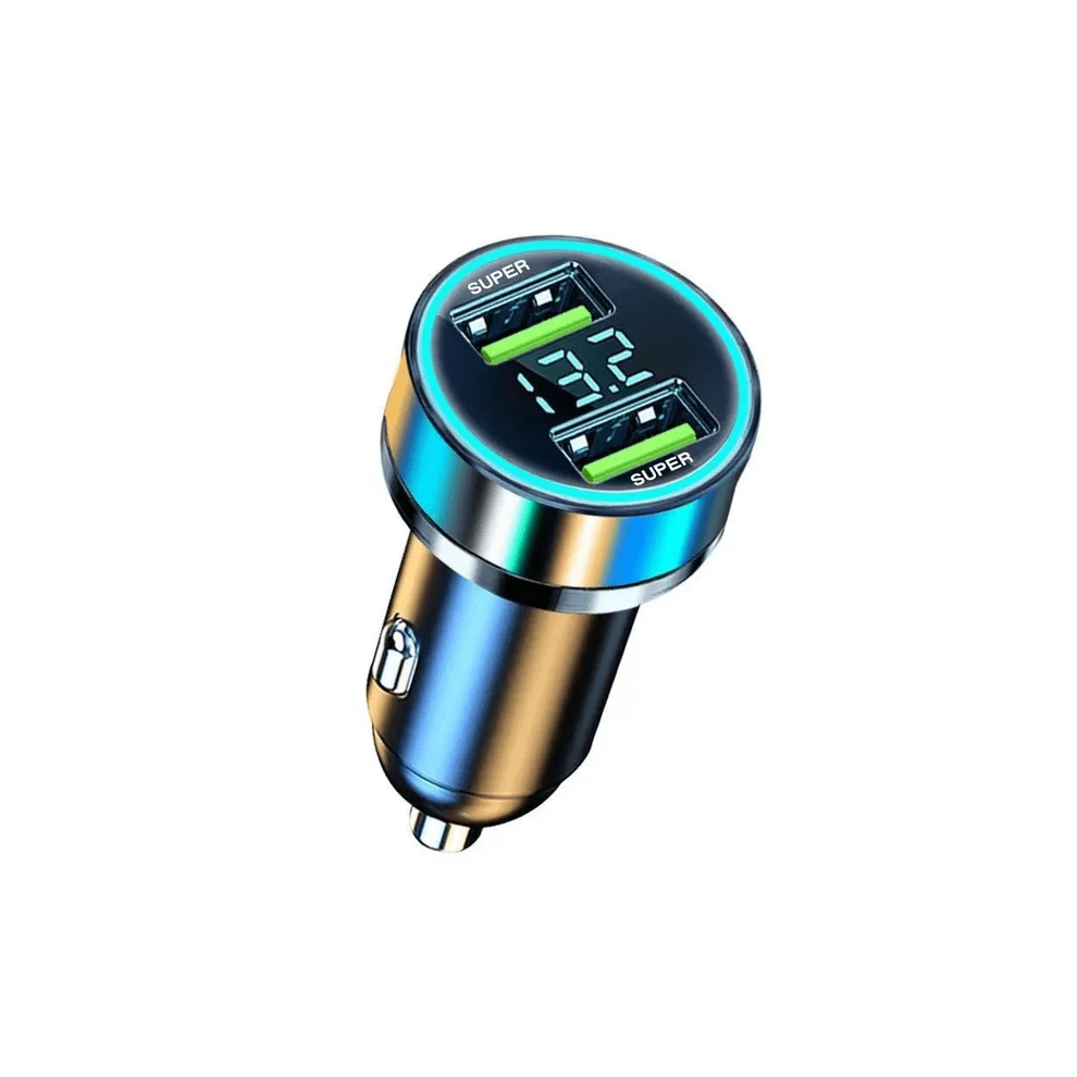 Car Charger Fast Charging 2 Usb Ports Adapter For Compatible With Iphone Compatible With Samsung Quick Charging Chargers 9482726767459