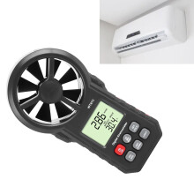 Digital Anemometer LCD Backlit - Wind Speed & Temp Tester, ABS, 0.3-30m/s
