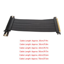 Cable elevador 90PCIe4.0X16, cable de extensión de GPU flexible, compatible con tarjetas gráficas de alto rendimiento de la serie RTX RX.