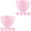 10Pièces Bols À Masques En Silicone Rose, Accessoires DIY 6