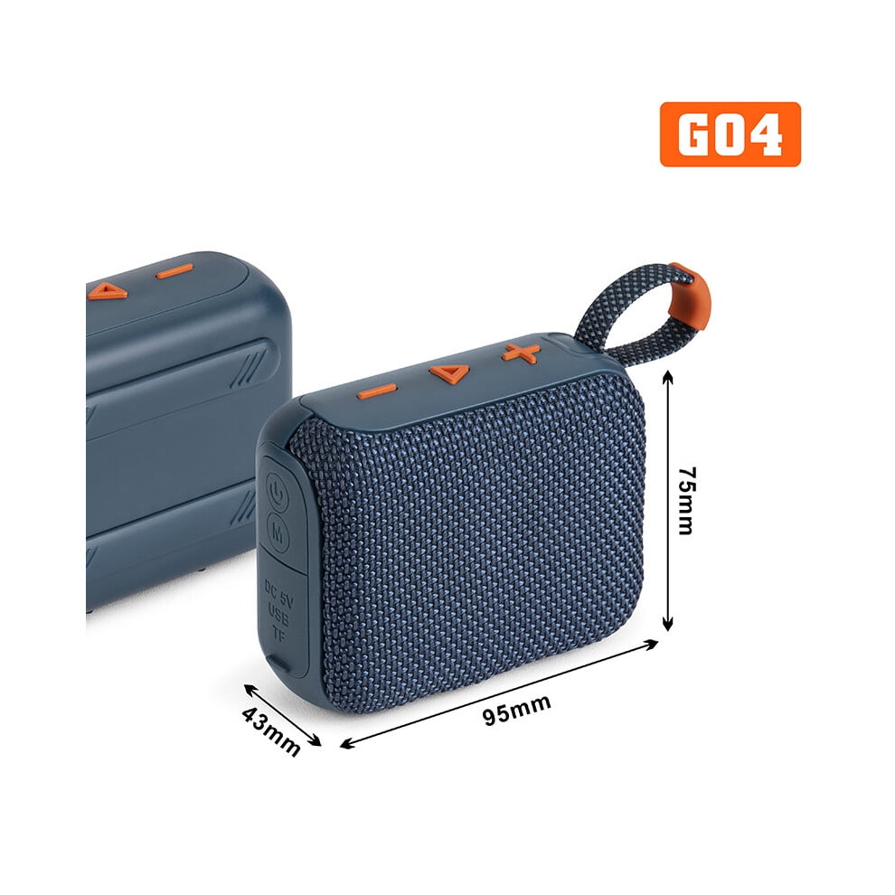 Portable Bluetooth Speaker Go4 - Tws Stereo Deep Bass, Ipx5 Waterproof Wireless Speaker For Outdoor, Party, Travel & Home With 20H Playtime 9482726767466