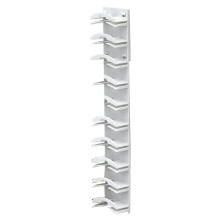 Wandmontierter Organizer für Baseballkappen, schwarz/weiß
