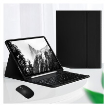 Husă cu tastatură compatibilă cu iPad 10th Gen 10.9" (2022), suport detașabil cu suport pentru creion, suport pentru mouse și funcție automată