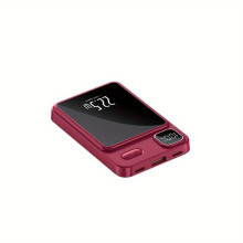 Batería externa magnética inalámbrica de 30000 mAh (modelo 2025), carga rápida de 22,5 W con pantalla LED – Compatible con smartphones y