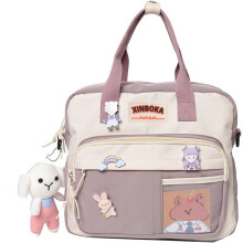 Geantă drăguță de tip messenger, rucsac Kawaii, geantă crossbody japoneză, geantă estetică Ita cu accesorii Kawaii