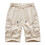 Σορτς Cargo για Άνδρες Casual Pure Color Outdoors Pocket Beach Workshop Σορτς Cargo για Άνδρες S-4XL 1