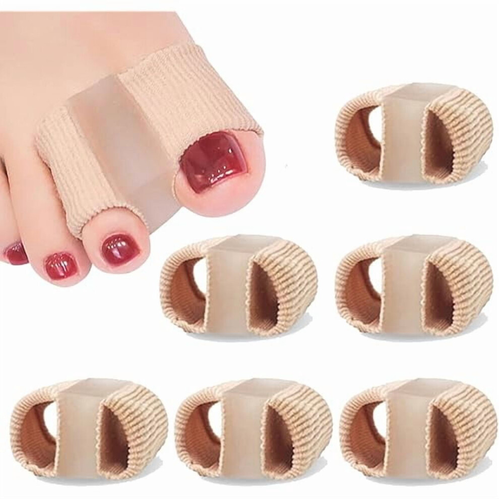ZLC6 Pcs Silicone Toe Separators For Women, Big Toe Bunion Corrector, Bunion Toe Separators For Women And Men, Relieve Foot Pain, Overlapping Toes