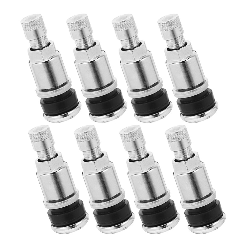 Stainless Steel Tire Valve Stems With Leakproof Design For Car Use Ensuring Durable And Reliable Performance 8Pcs 9175034812279