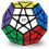 Megaminx Speed Cube, 3x3x3 Dodecahedron Puzzle Cube for All Ages, ABS Plastic Black 1