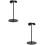 2Pièces Support Casque De Bureau Noir Pratique Stable Moderne 6