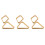 6Pièces Rangement Billard Bois Beige Triangle Stable Pour Table Pool 5