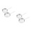 4Pièces Éteignoirs Bougies Acier Inoxydable Argent Multifonction 9