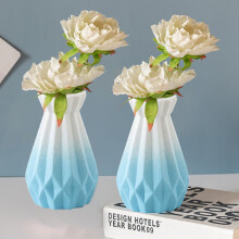 Paquete de 2 jarrones de cerámica de 15 cm (6 pulgadas), decoración moderna estilo boho para flores secas y centros de mesa. Ideales para bodas,