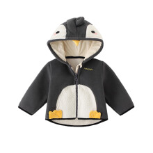 Kapuzenjacken für Neugeborene und Babys, Mädchen und Jungen, Winterwarme Mäntel, Strickjacken, Flanelljacken im Angebot
