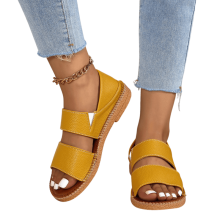 Damen-Sandalen mit flacher Oberfläche, bequem, atmungsaktiv und rutschfest