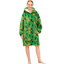 Wearable Blanket Hoodie for Adults, Oversized Sherpa Fleece, Soft & Cozy Hooded Blanket, Warm Gift for Men & Women