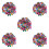 5000Pièces Cercles En Feutre Colorés Pour Accessoires DIY 8