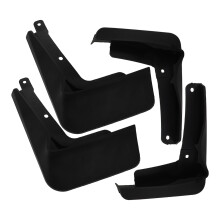 OUNONA Auto-Schmutzfänger-Set, 4-teilig, schwarz