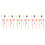 24Pièces Bâtons Tpr Couleur Assortie Outils Interactifs 4