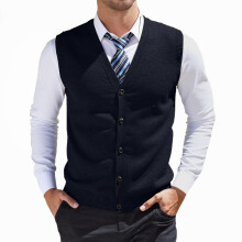 Men's Christmas Sweater Vest – Soft Knit, Comfortable Layering for Casual or Formal Wear, All-Season Versatile Style