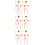 24Pièces Bâtons Tpr Couleur Assortie Outils Interactifs 8
