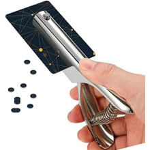 Robuuste perforator met één gat, 6 mm, van zinklegering.