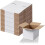 Conjunto de 40 caixas de envio Kraft de 10x6x6 polegadas 1