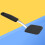 Spatule de cuisine carrée en silicone 1