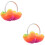2Pièces Protège-Oreilles En Coloré Hiver Pour 6