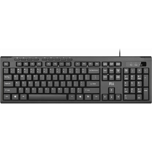 Tastiera USB cablata ultra sottile RK907 per Mac e PC
